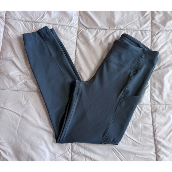 Lululemon Speed Up Tight Leggings Size 6 Full On Luxtreme Solid Sea Steel EUC - Picture 11 of 12